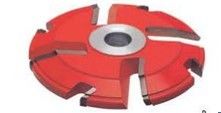 Rojo doble frontal T.C.T elevar cortadores de carburo shaper con acabado sandblast