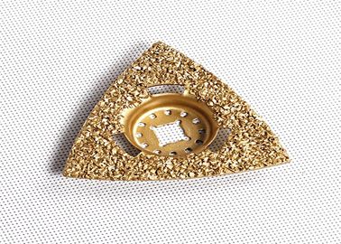 accesorios triangulares de la herramienta eléctrica de la hoja de sierra de la escofina del carburo de 80m m para el plástico suave