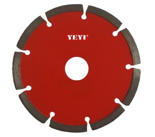 Hojas de sierra divididas en segmentos planchadas en frío sinterizadas del diamante 105m m/4" corte seco