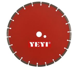 Hojas de sierra divididas en segmentos planchadas en frío sinterizadas del diamante 105m m/4" corte seco