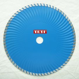 Cuchilla de la onda de Turbo del diamante de 12 pulgadas para cortar el hormigón, terrazo, refractario