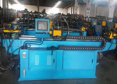 Doblador hidráulico del tubo de la solo-cabeza automática del CNC DW50