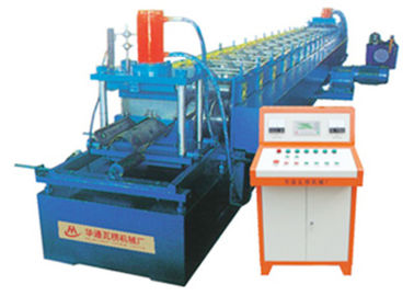 Rollo de alta velocidad de acero de la barandilla del metal que forma la máquina 3-10m/Min