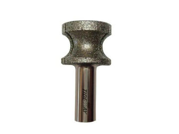 Herramientas de carburo de silicio del grano y diamante micro PCD a medias alrededor del pedazo para cortar el acrílico