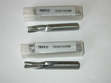 Micro - pedazos sólidos del espiral del desbaste de la flauta del carburo 3 de los pedazos del carburo del CNC del grano, abajo/encima del corte