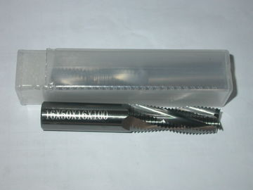 Micro - pedazos sólidos del espiral del desbaste de la flauta del carburo 3 de los pedazos del carburo del CNC del grano, abajo/encima del corte