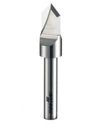 90°V que acanala el micrófono de los pedazos - pedazos sólidos del carburo del CNC del grano para cortar la madera, lamina, plástico
