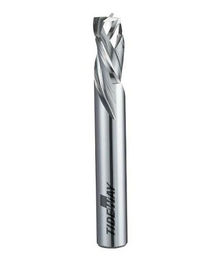 Micro - pedazos sólidos del carburo del CNC de los pedazos del espiral de la compresión de las flautas del carburo 3 del grano para cortar la madera