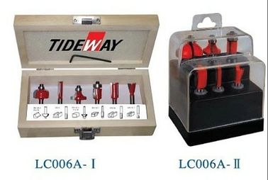6 Conjuntos de broca fresadora set para cortar el tablero de laminado, piedra artificial