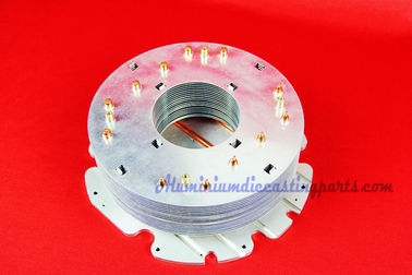 Disipador de calor de aluminio de encargo del tubo del cobre de la aleta para la luz de inundación/la lámpara de la etapa